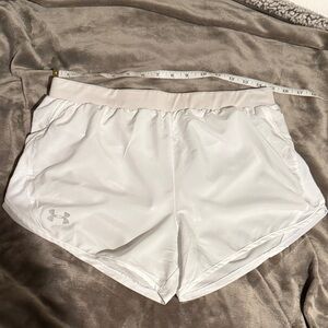 Under Armour Women's Bright White Athletic Shorts